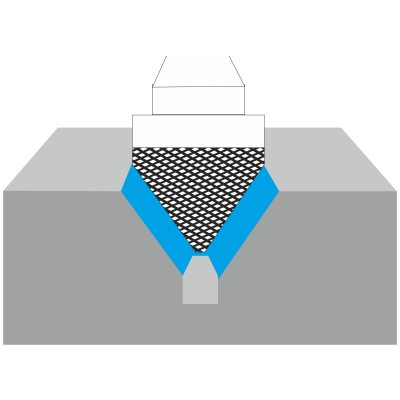 Тип J - Борфрезы конические 60°