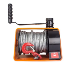 Лебедки ручные барабанные червячные