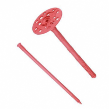 Дюбель для крепления изоляционных материалов с пластмассовым гвоздем