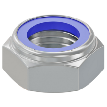 Гайка шестигранная самостопорящаяся с неметаллической вставкой DIN 985/ГОСТ Р 50273-92