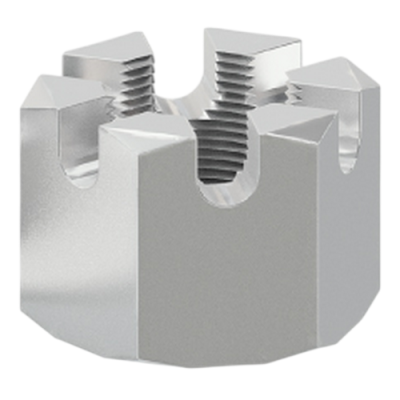 Гайка шестигранная корончатая и прорезная DIN 935 / ГОСТ 5918-73