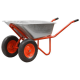 Тачка строительная двухколесная ECO WB351-2 до 350 кг