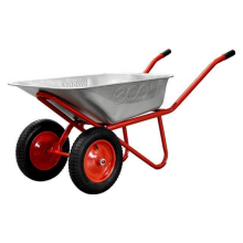 Тачка строительная двухколесная ECO WB201-2 до 200 кг
