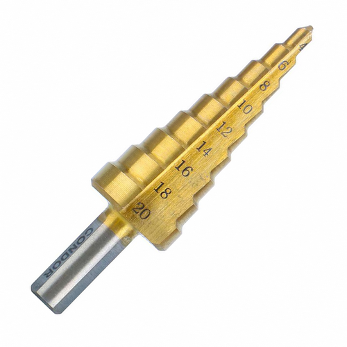 Ступенчатые сверла с прямыми канавками Ступенчатые сверла с прямыми канавками